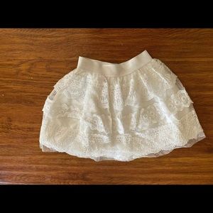 White Skirt For Girls Size S 5/6
